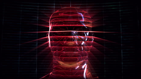 SCAN FACE loop. An abstract representation of scanning