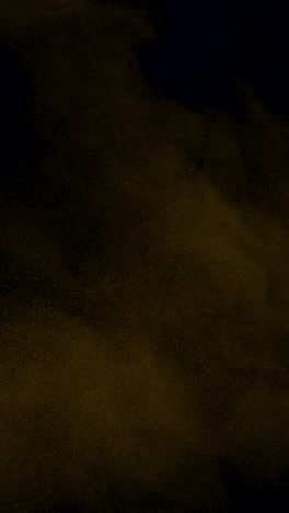 color smoke particles vertical view