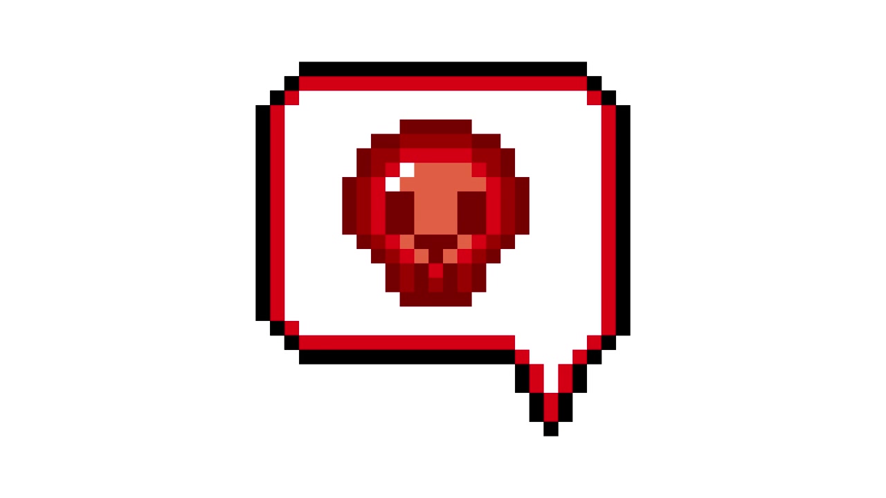 Animazione pop-up di icone Pixel Art con teschio nel fumetto (4).mov