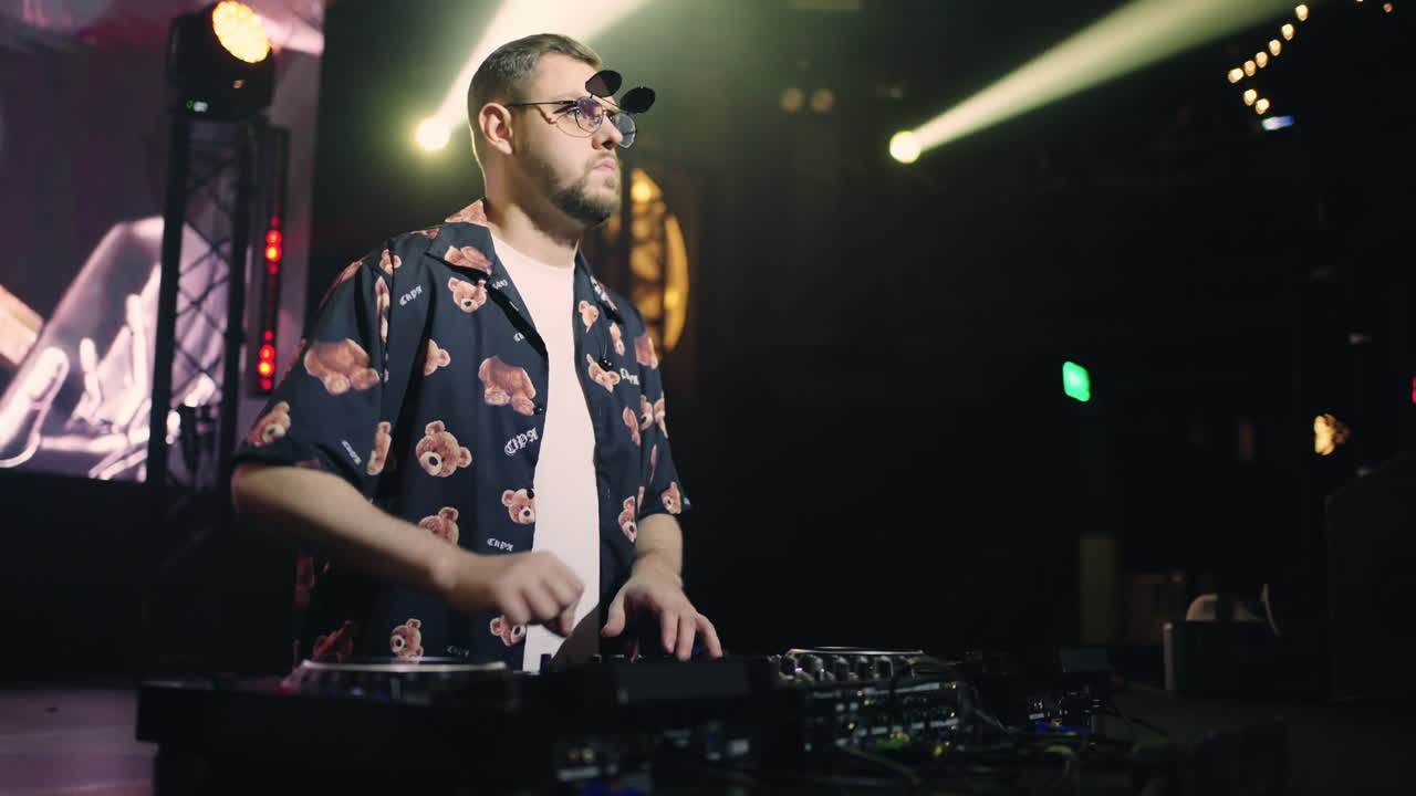 DJ performing at a nightclub