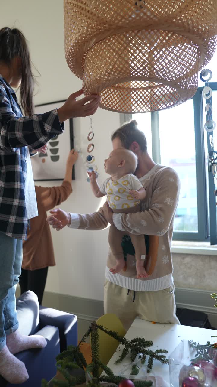 decoración familiar para navidad