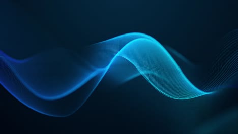 beautiful abstract wave technology background with blue light digital effect corporate concept