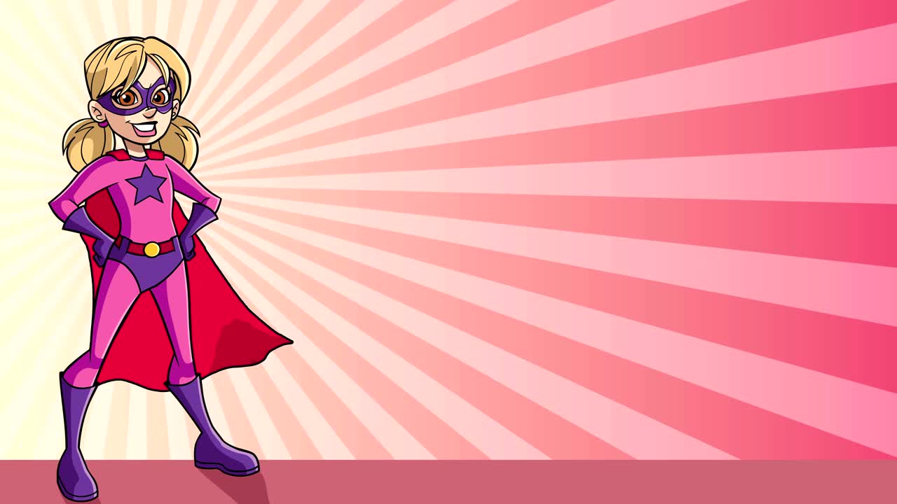 슈퍼 소녀 광선 배경