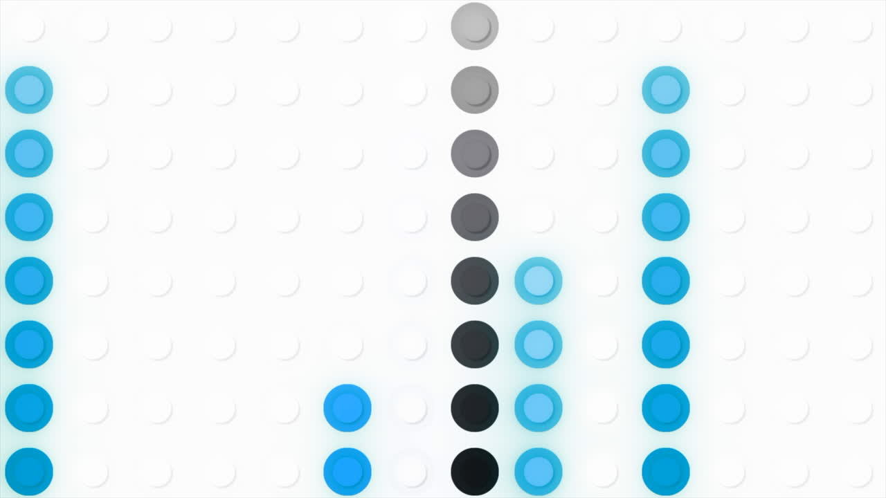 abstracto círculos azules patrón de fondo