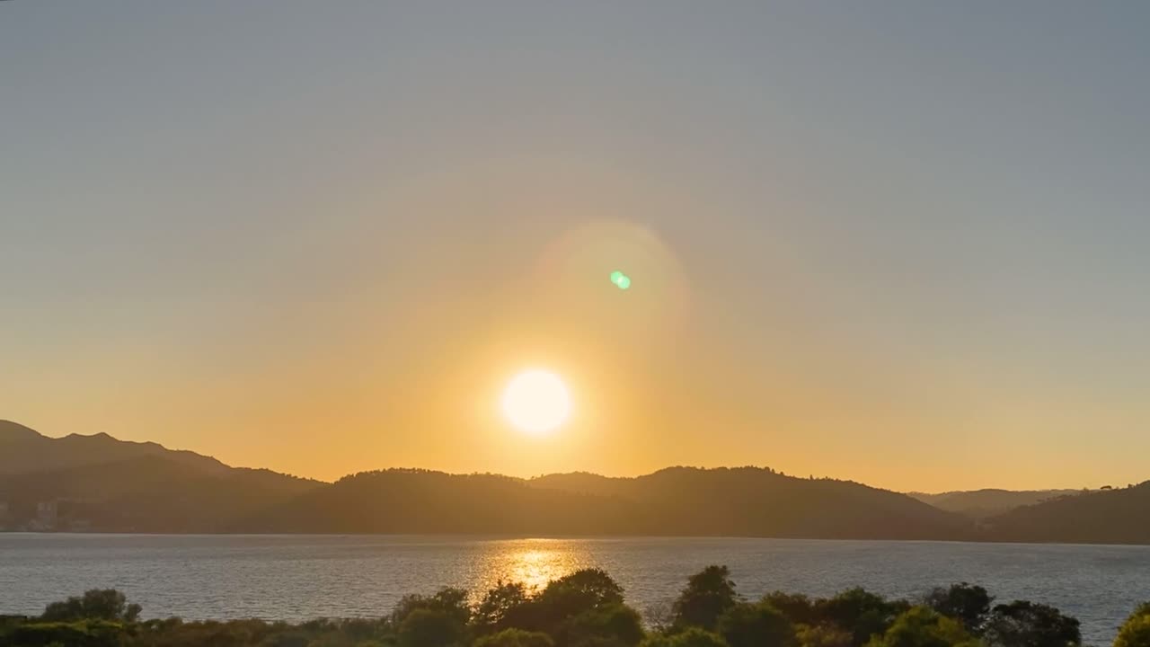 산, 유럽의 아름다운 일출