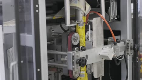 automated food packaging machine in action