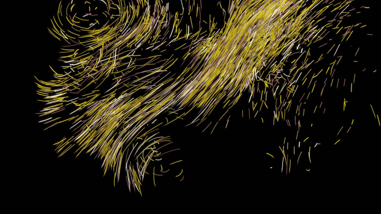 추상적인 다채로운 선