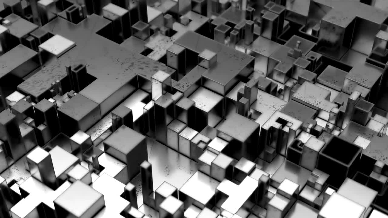 Beautiful Abstract Cubic Shapes.