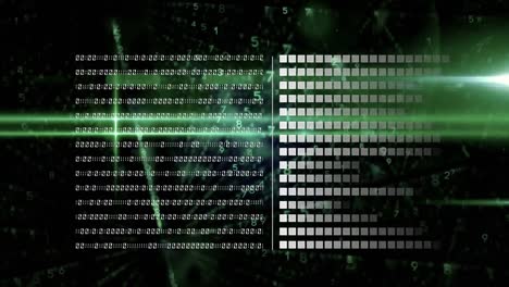 Animación-Del-Procesamiento-De-Datos-Sobre-Computación-De-Codificación-Binaria