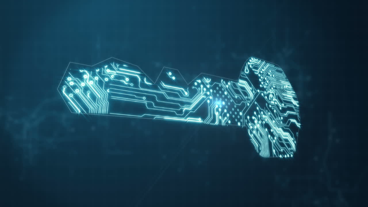 회로 연결 키의 개념 비디오