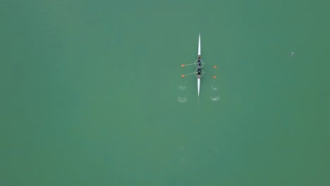 Flying-over-the-Plovdiv-Rowing-canal-in-Bulgaria-and-following-some-rowers