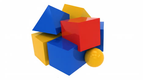 formas geométricas coloridas