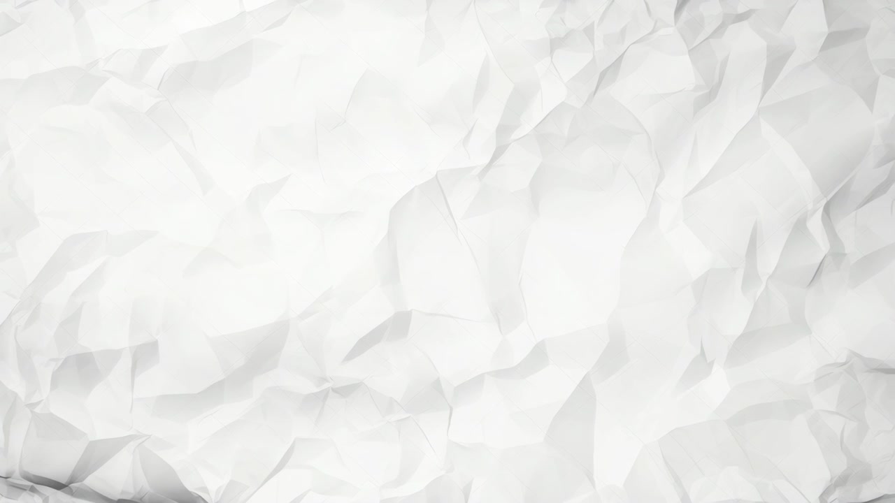 Abstract White Crumpled Paper Texture Background