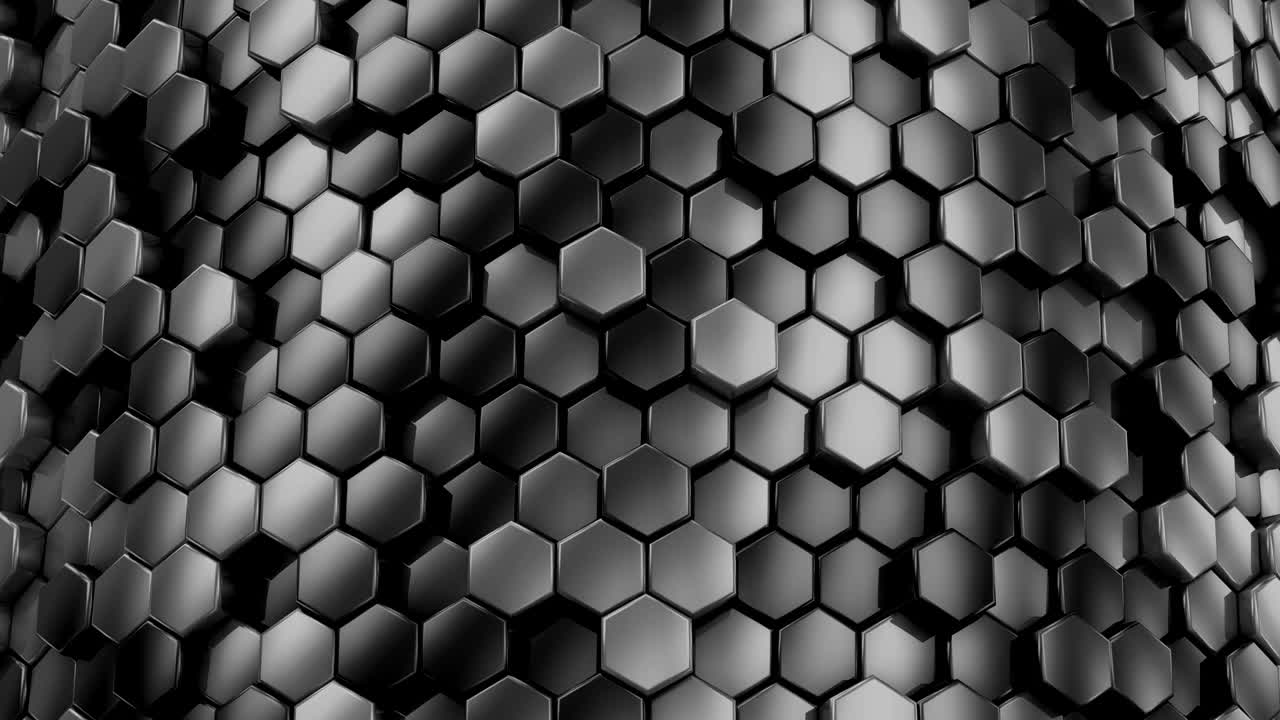 el fondo de los hexágonos