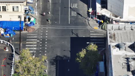 skid row in downtown los angeles