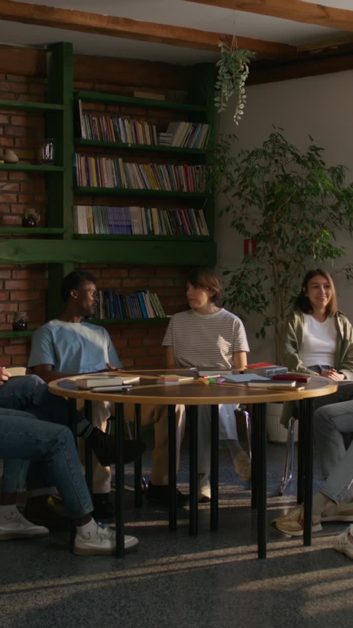 Students in Discussion