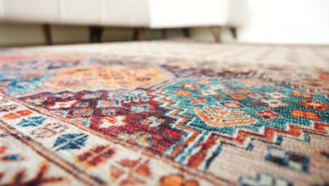 colorful ethnic patterned rug