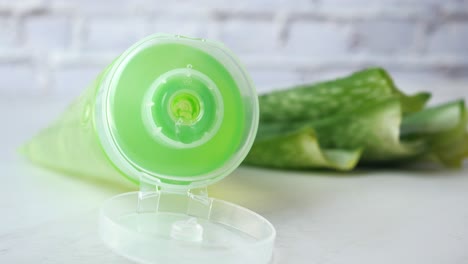 알로에 베라 젤 피부 관리 제품