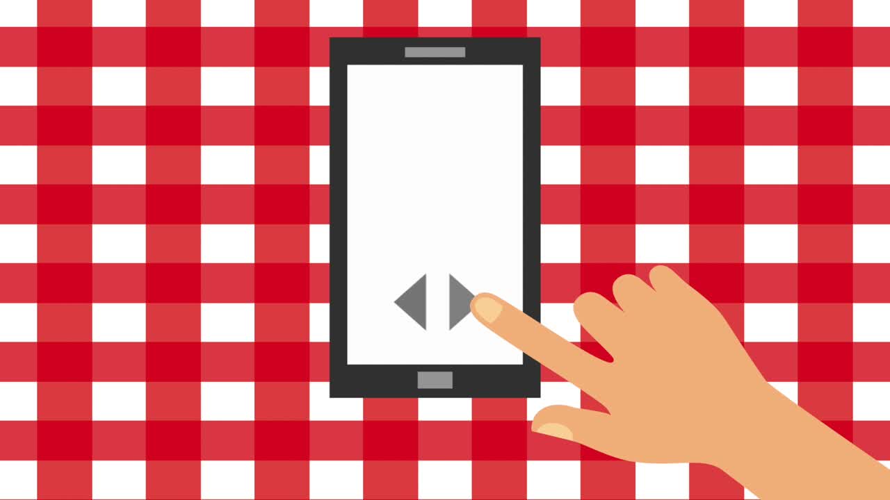 온라인으로 음식을 주문하세요.