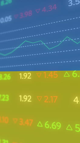 animación del procesamiento de datos sobre la bandera de ucrania