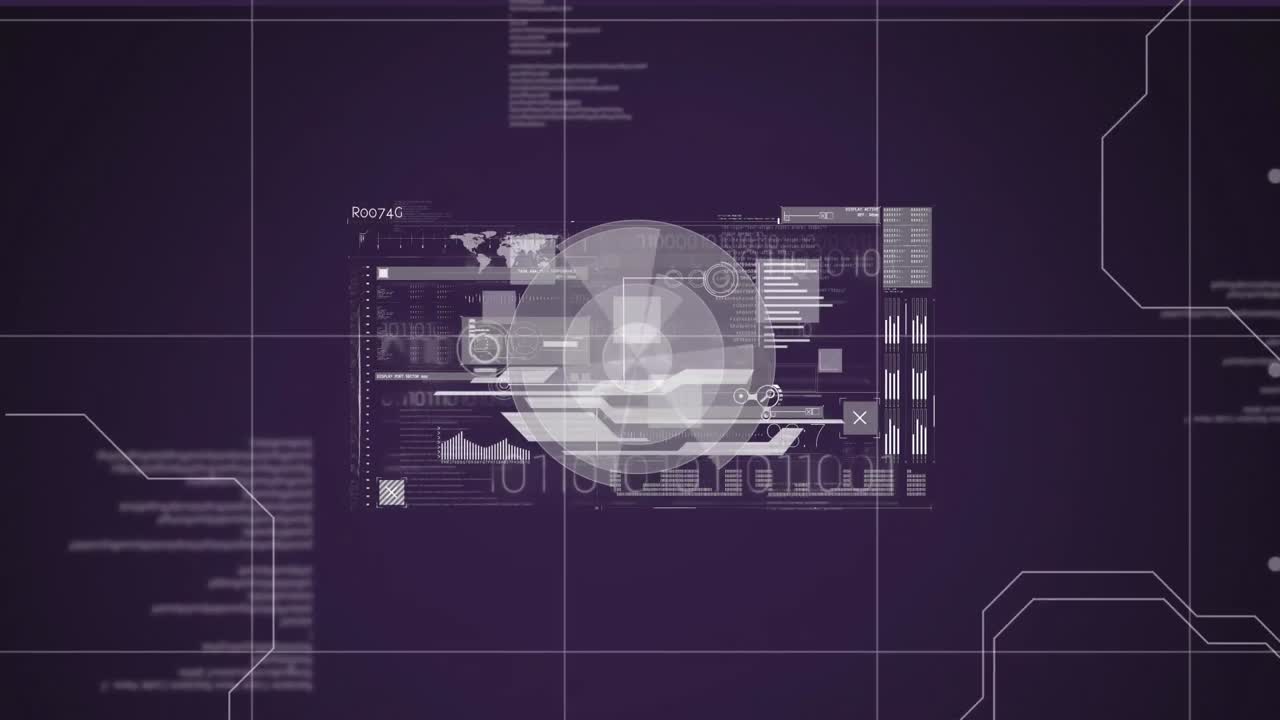 Animation of scope scanning and data processing