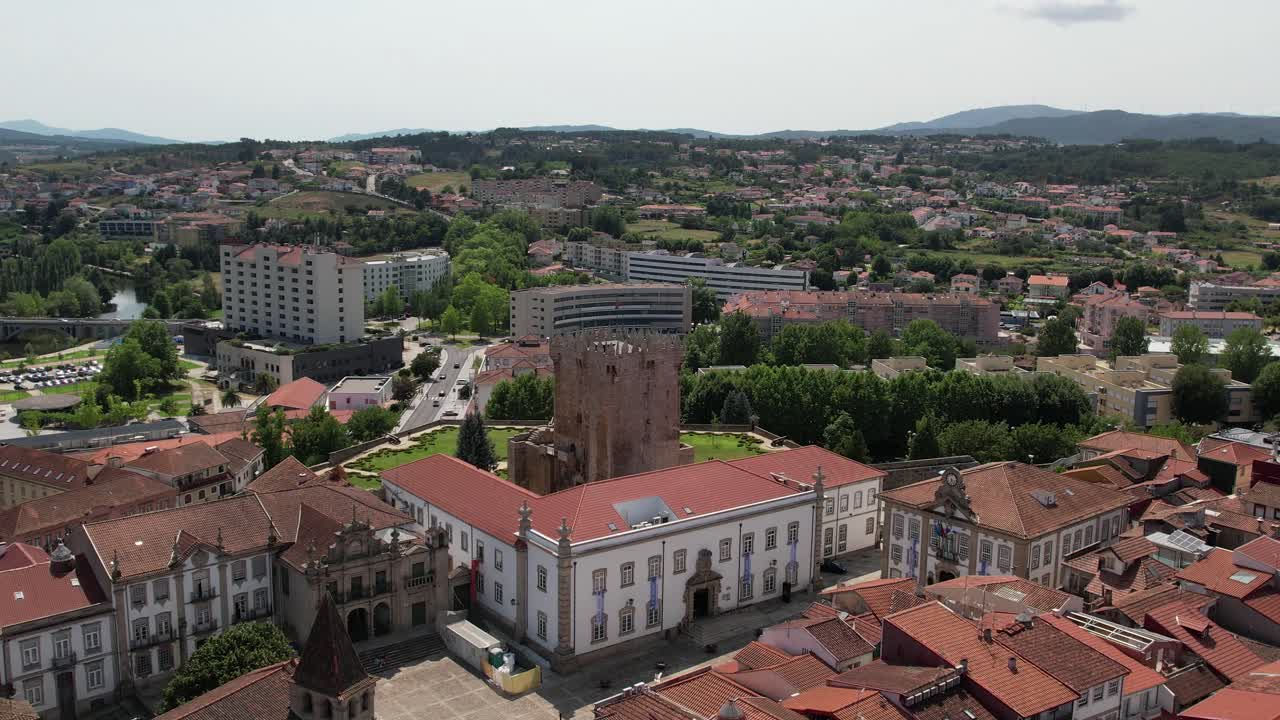 centro histórico de la ciudad de chaves, portugal