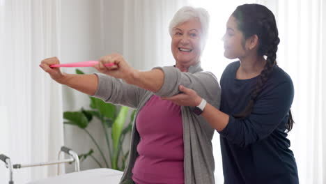 physiotherapy, arm stretching band