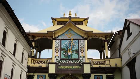 kathmandu pashupatinath temple in nepal, hindu religious site in hinudism, a famous popular tourist site and landmark in kathmandu