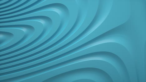 blue organic shape 3d wavy flat background . trend design 3d render infinite loop