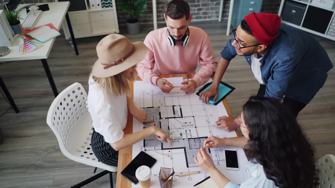 Team Collaboration on Architectural Project