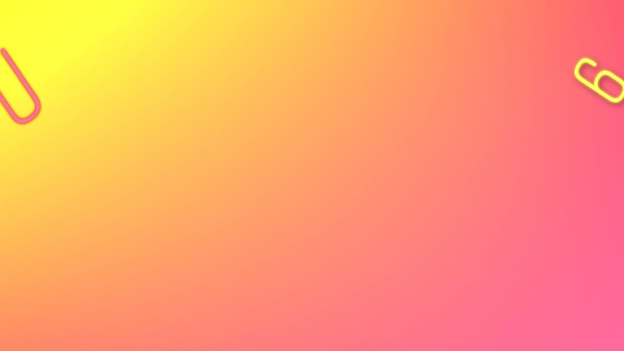 números y letras animados en un gradiente para el concepto educativo.