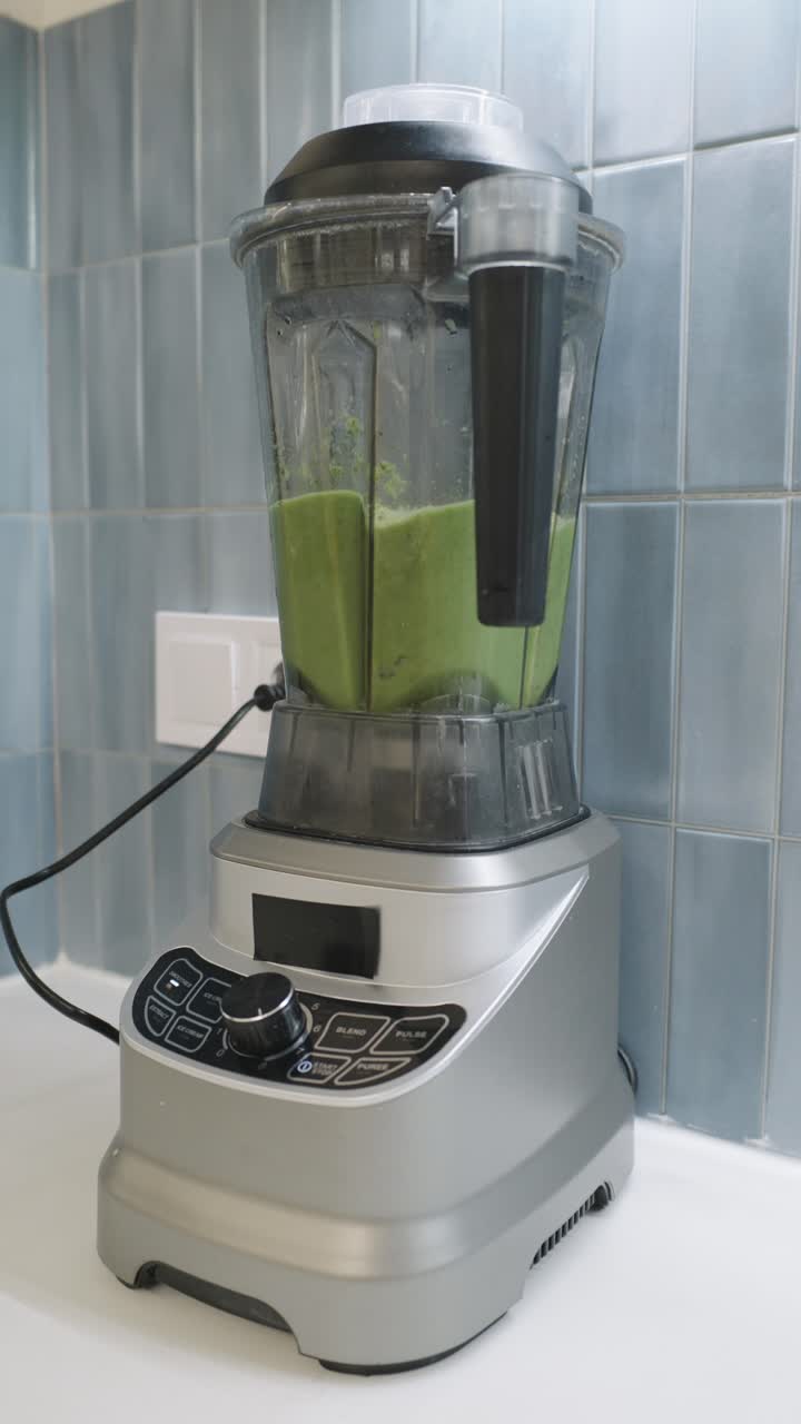 Blender with Green Smoothie