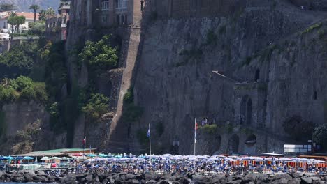 panoramic view of sorrento's coastline and cliffs