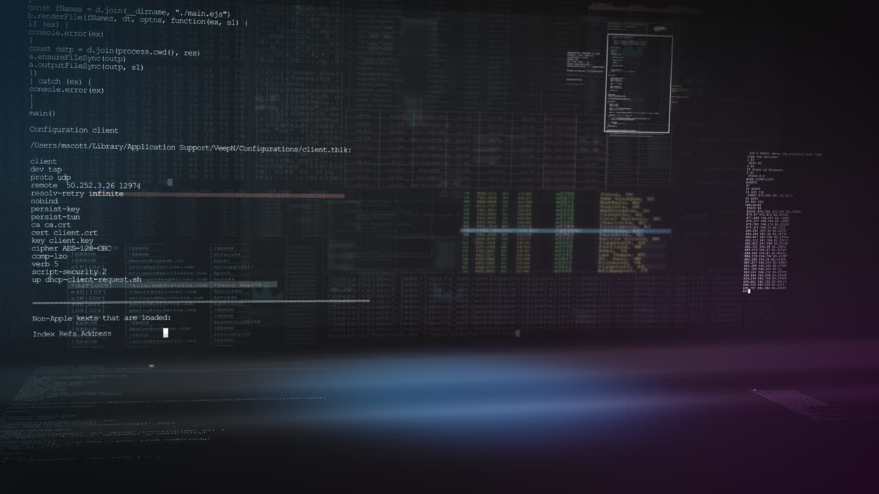 Premium stock video - Lines of computer code background animation ...