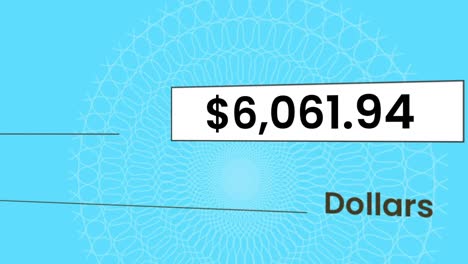 close up of increasing counter number in bank check (cheque) for payment.