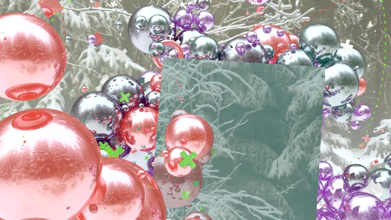 다양한 패턴을 만드는 많은 구들로 만들어진 배경입니다.