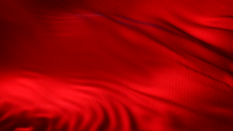 red textile fabric waving in the wind abstract background