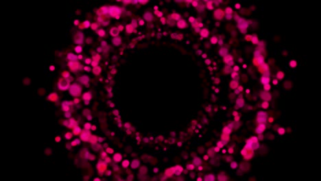 abstract purple glowing lights bokeh video animation