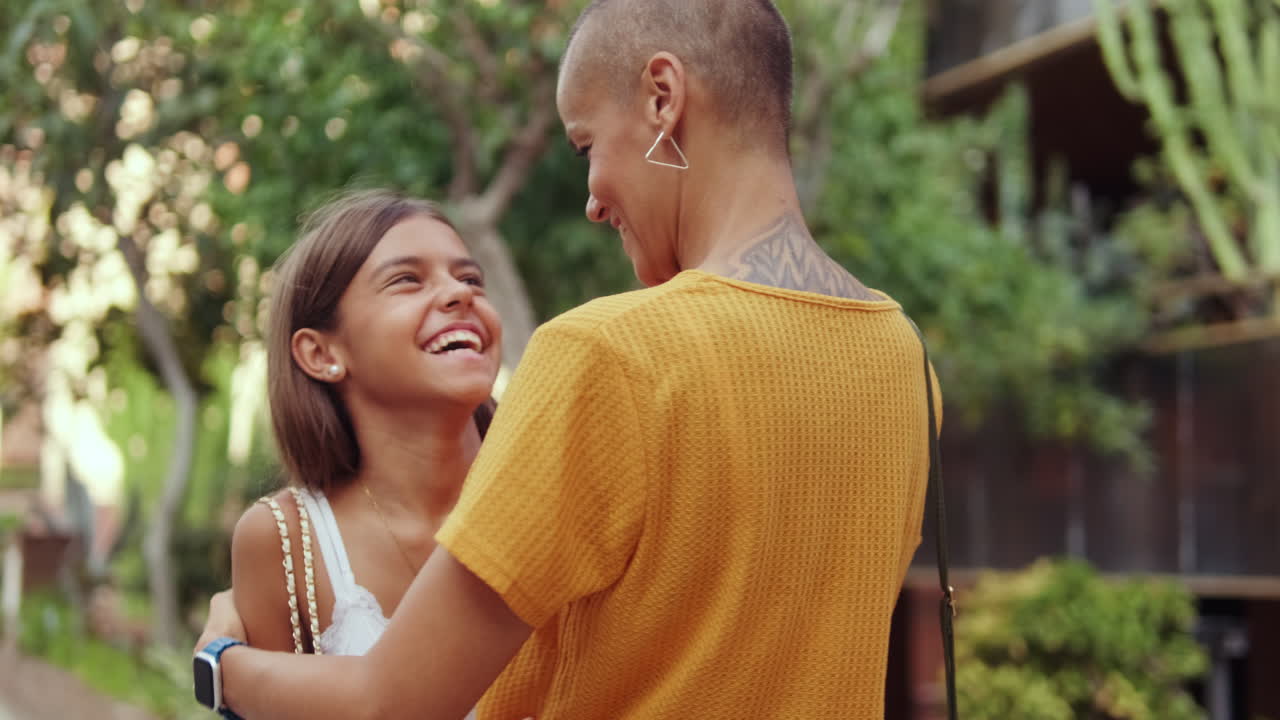 Mother and Daughter Share a Heartfelt Moment
