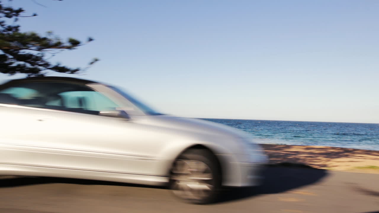 팜 비치 뉴 사우스 웨일즈 시드니 드라이빙 샷 오션 뷰