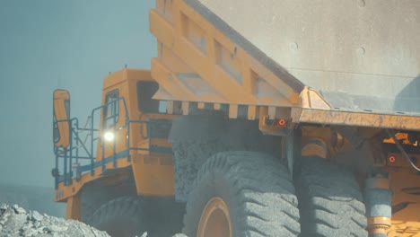 large mining truck in operation