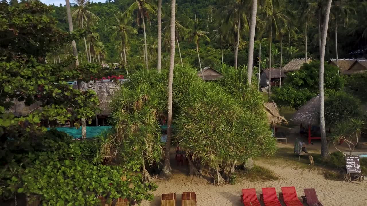 complejo de playa tropical