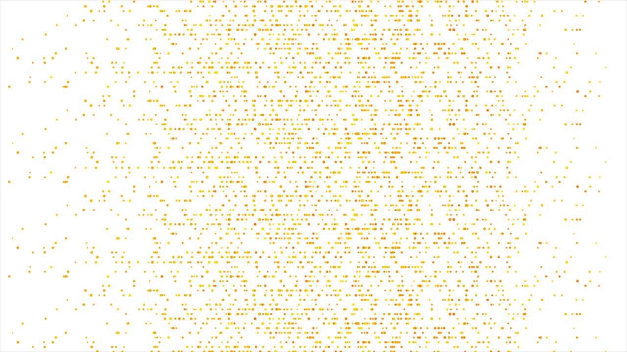 Abstract shiny motion background with orange dots