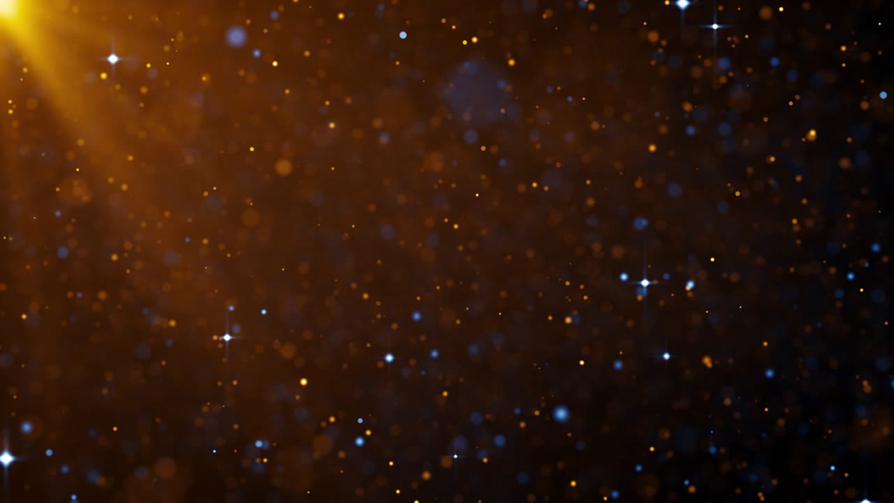 Particles dust abstract light bokeh motion titles cinematic background loop