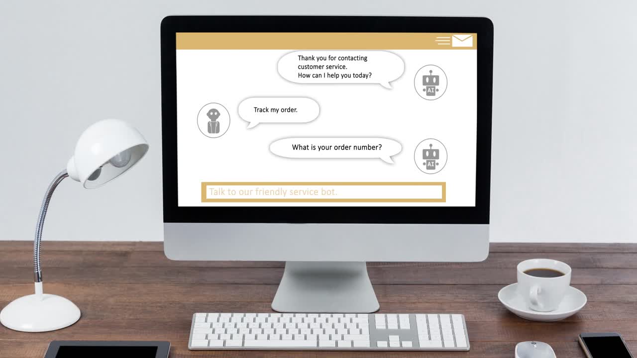 animación del procesamiento de datos de inteligencia artificial a través de la pantalla de la computadora.