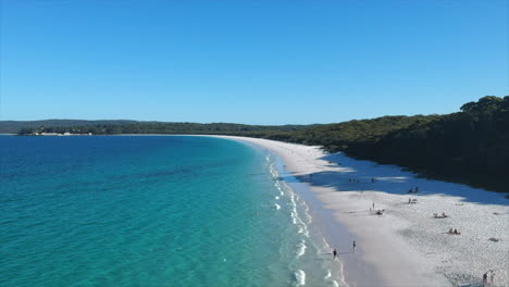 Türkisfarbener-Paradiesstrand-Aus-Der-Luft-4k-Drohne-Australien-Hyams-Beach