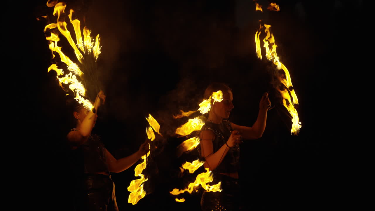 Fire Dancers Performance