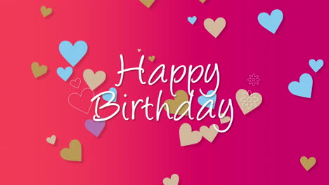 Animated-closeup-Happy-Birthday-text-with-colourful-hearts-on-holiday-background-1