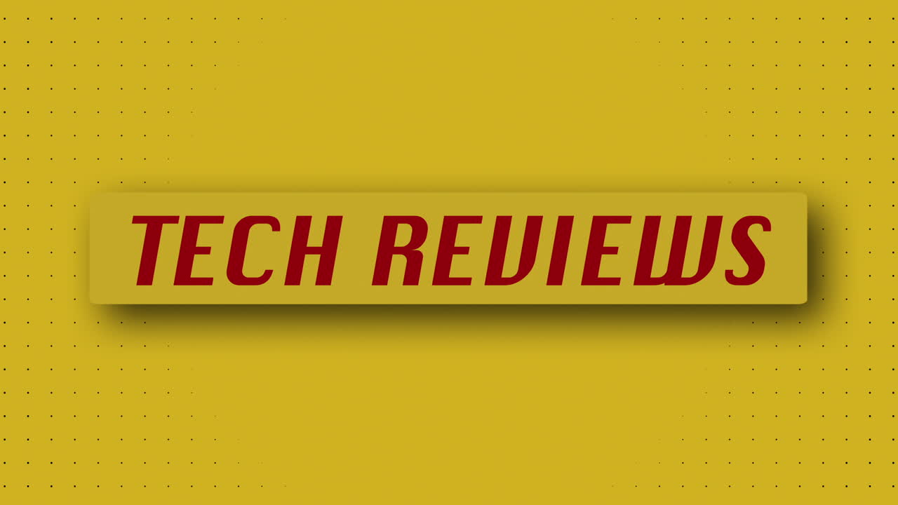 &amp;quot;TECH REVIEWS&amp;quot; 3D Graphic