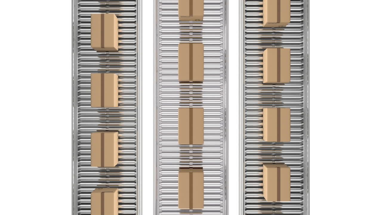 paquetes en el centro de envío